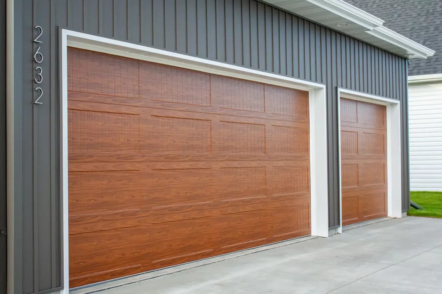 Carriage-style garage door